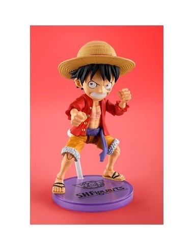 MONKEY D. LUFFY FIG. 7,5 CM ONE PIECE WORLD COLLECTABLE FIGURE X SH FIGUARTS PREMIUM BANDAI