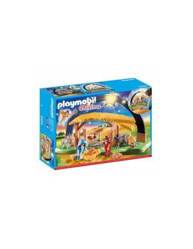 Playmobil navidad belen con luz