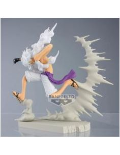 Figura banpresto one piece senkozekkei monkey d luffy gear 5 7cm