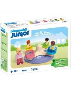 Playmobil junior carrusel con figuras