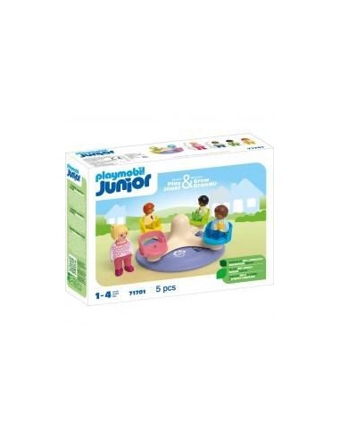 Playmobil junior carrusel con figuras