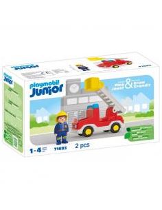 Playmobil junior camion de bombero