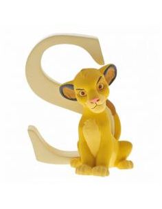 Figura enesco disney el rey león simba letra s