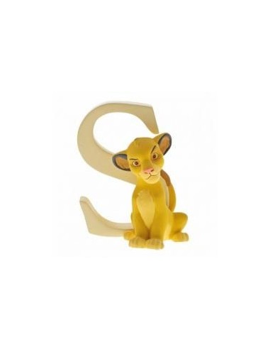 Figura enesco disney el rey león simba letra s