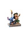 Figura enesco disney lilo y stitch con guitarra hawaiana