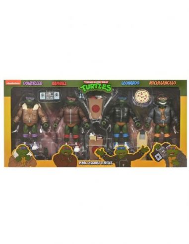 PUNK TURTLES PACK 4 SCALE ACTION FIG....