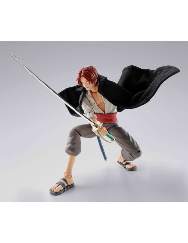 SHANKS & MONKEY D. LUFFY CHILDHOOD VER. FIG. 16,5 / 10 CM ONE PIECE SH FIGUARTS PREMIUM BANDAI