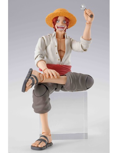 SHANKS & MONKEY D. LUFFY CHILDHOOD VER. FIG. 16,5 / 10 CM ONE PIECE SH FIGUARTS PREMIUM BANDAI