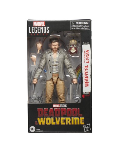 HEADPOOL WITH LOGAN FIG. 15 CM DEADPOOL & WOLVERINE MARVEL LEGENDS SERIES