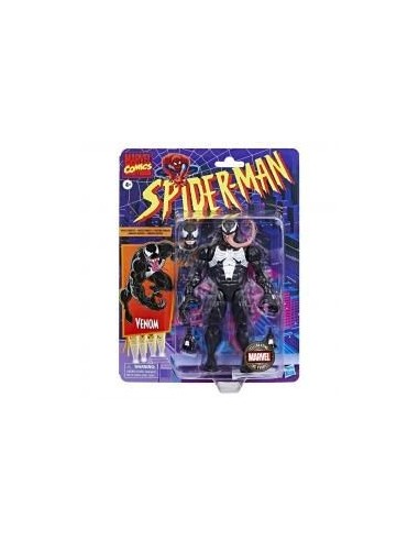 Figura hasbro marvel comics 85 years retro spider - man venom