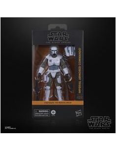 Figura hasbro star wars: the mandalorian the black series imperial armored commando