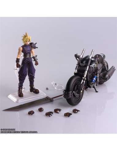 FINAL FANTASY VII BRING ARTS ACTION FIGURE - CLOUD STRIFE & HARDY-DAYTONA