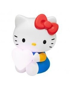 Lámpara 3d paladone hello kitty con corazón 16 cm