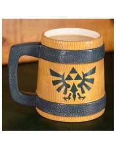 Taza paladone zelda barril escudo hyrule 450ml