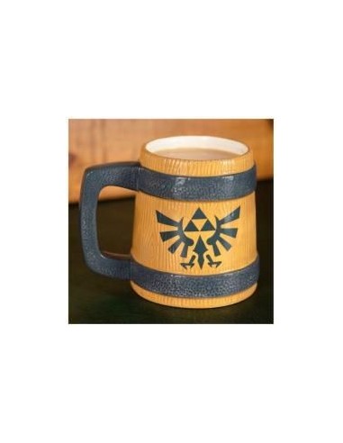 Taza paladone zelda barril escudo hyrule 450ml