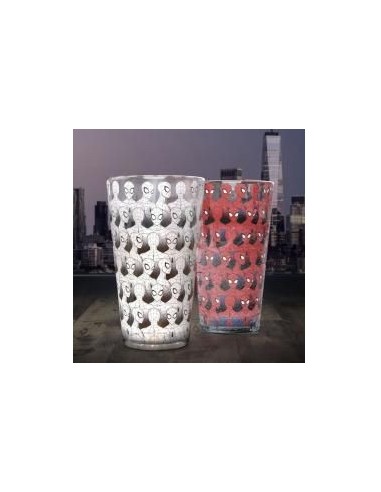 Vaso con cambio de color paladone spider - man 400 ml