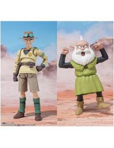 Pack 2 figuras tamashii nations sand land sh figuarts rao & thief 15 & 11cm