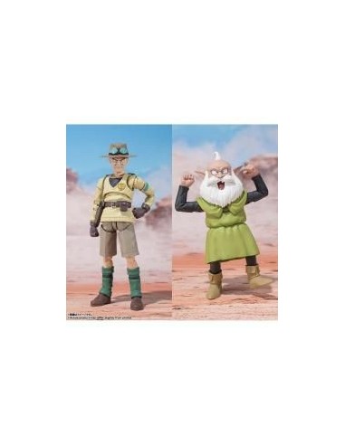 Pack 2 figuras tamashii nations sand land sh figuarts rao & thief 15 & 11cm