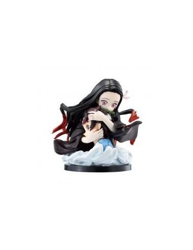 Figura ichbansho demon slayer kimetsu no yaiba tanjiro & nezuko kamado artscale memoria (locus)