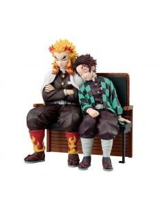 Figura ichbansho demon slayer kimetsu no yaiba tanjiro & rengoku (locus)