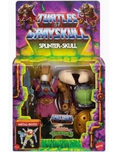 MOTU x TMNT: Turtles of Grayskull Figura Deluxe Splinter-Skull 14 cm