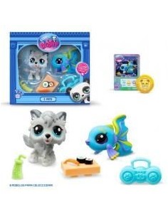 Mascotas little pet shop pack de 2 mascotas -  1 unidad aleatoria