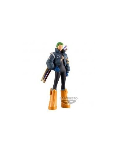 Figura banpresto: one piece dxf grand line series egghead roronoa zoro