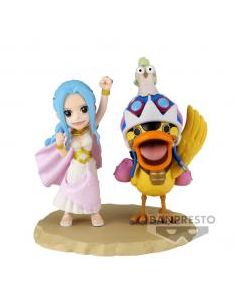 Figura banpresto: one piece log stories vivi y karoo