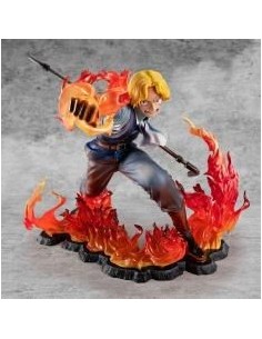 Figura megahouse one piece sabo fire fist inheritance p.o.p. edicion limitada