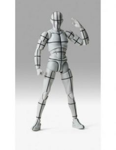 BODY KUN -SPORTS EDITION WIRE FRAME- (GRAY COLOR VER.) FIG. 15 CM BODY KUN / BODY CHAN SH FIGUARTS