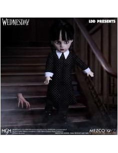 Figura mezco toys living dead dolls wednesday addams 25 cm