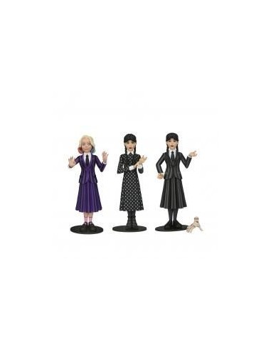 Surtido figuras neca wednesday addams toony terrors