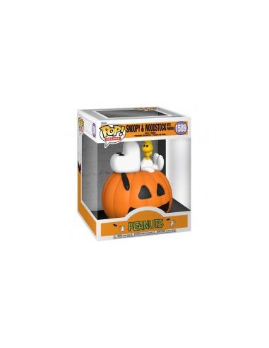 Funko pop peanuts snoopy & woodstock with pumpkin