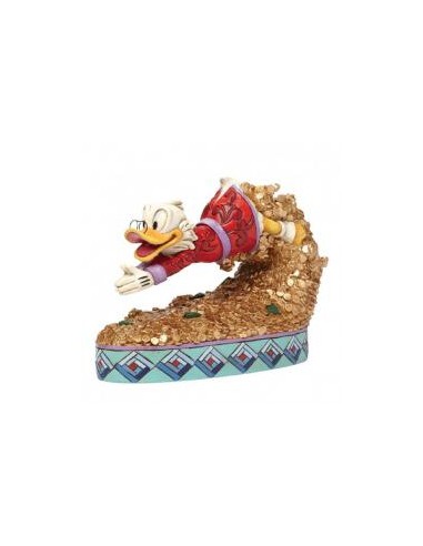 Figura enesco disney clasicos tio gilito nadando en dinero