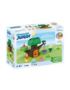 Playmobil junior  disney: winnie the pooh y piglet casa del árbol