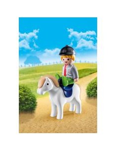 Playmobil junior aqua: rueda de agua con bebé tiburón