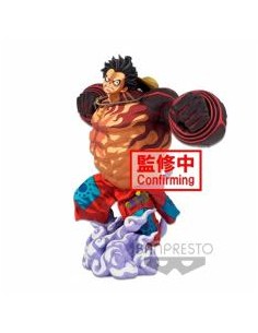 Figura banpresto one piece wanokuni monkey d.luffy gear 4 super masters stars piece 2 dimensions