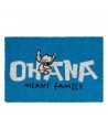 Felpudo disney stitch ohana azul