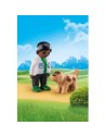 Playmobil 1.2.3 veterinario con perro