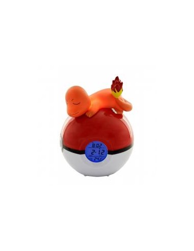 Lampara reloj despertador teknofun madcow entertainment nintendo pokemon charmander led