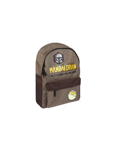 Mochila casual cerdá star wars the mandalorian wherever i go he goes