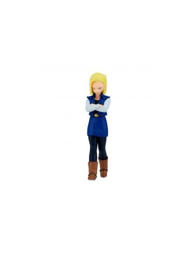 Figura banpresto dragon ball z solid edge works android 18 17cm