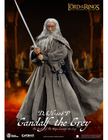 El Señor de los Anillos Figura Dynamic 8ction Heroes 1/9 Gandalf the Grey 21 cm