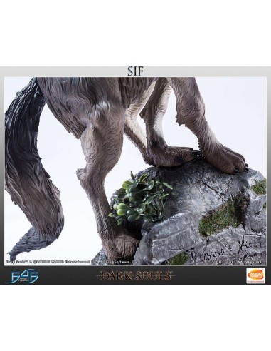 Dark Souls The Great Grey Wolf Sif Resin Statue Rerun