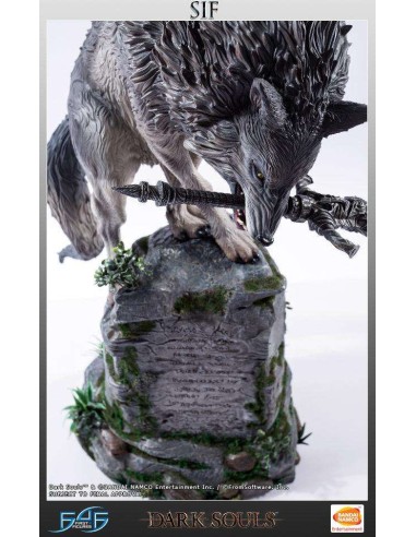 Dark Souls The Great Grey Wolf Sif Resin Statue Rerun