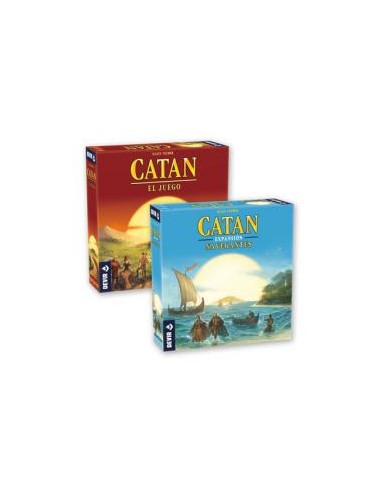 Kit juegos de mesa catán + expansión catán navegantes