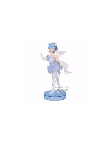 Figura banpresto re: zero starting life in another world espresto clear & drssey rem special color ver. 22cm