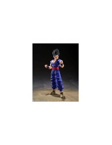 Figura tamashii nations dragon ball ultimate son gohan super hero 14 cm super sh figuarts re - run