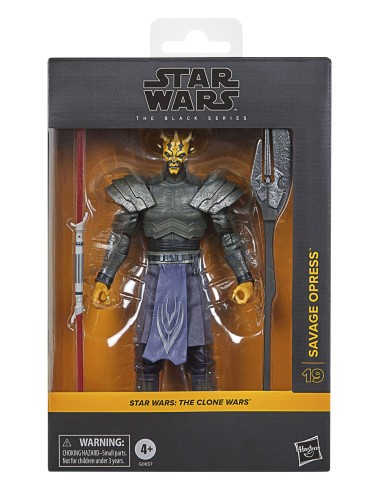 SAVAGE OPRESS FIG. 15 CM STAR WARS: THE CLONE WARS THE BLACK SERIES