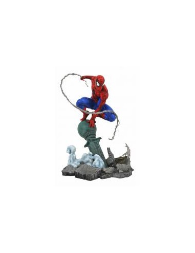 Figura diamond select toys marvel gallery spider - man diorama